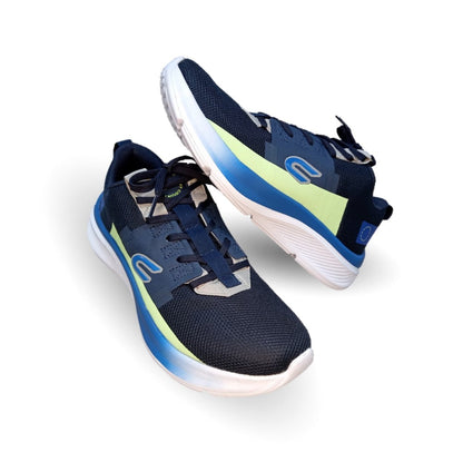 Tenis Deportivo con tecnología Breathable Court 7904 Marino/Verde para hombre