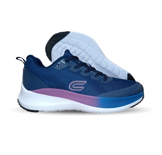 Tenis Deportivo con tecnología Breathable Court 7908 Marino/Morado para mujer