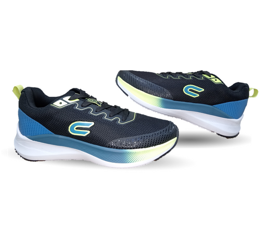 Tenis Deportivo con tecnología Breathable Court 7908 Negro/Verde para hombre