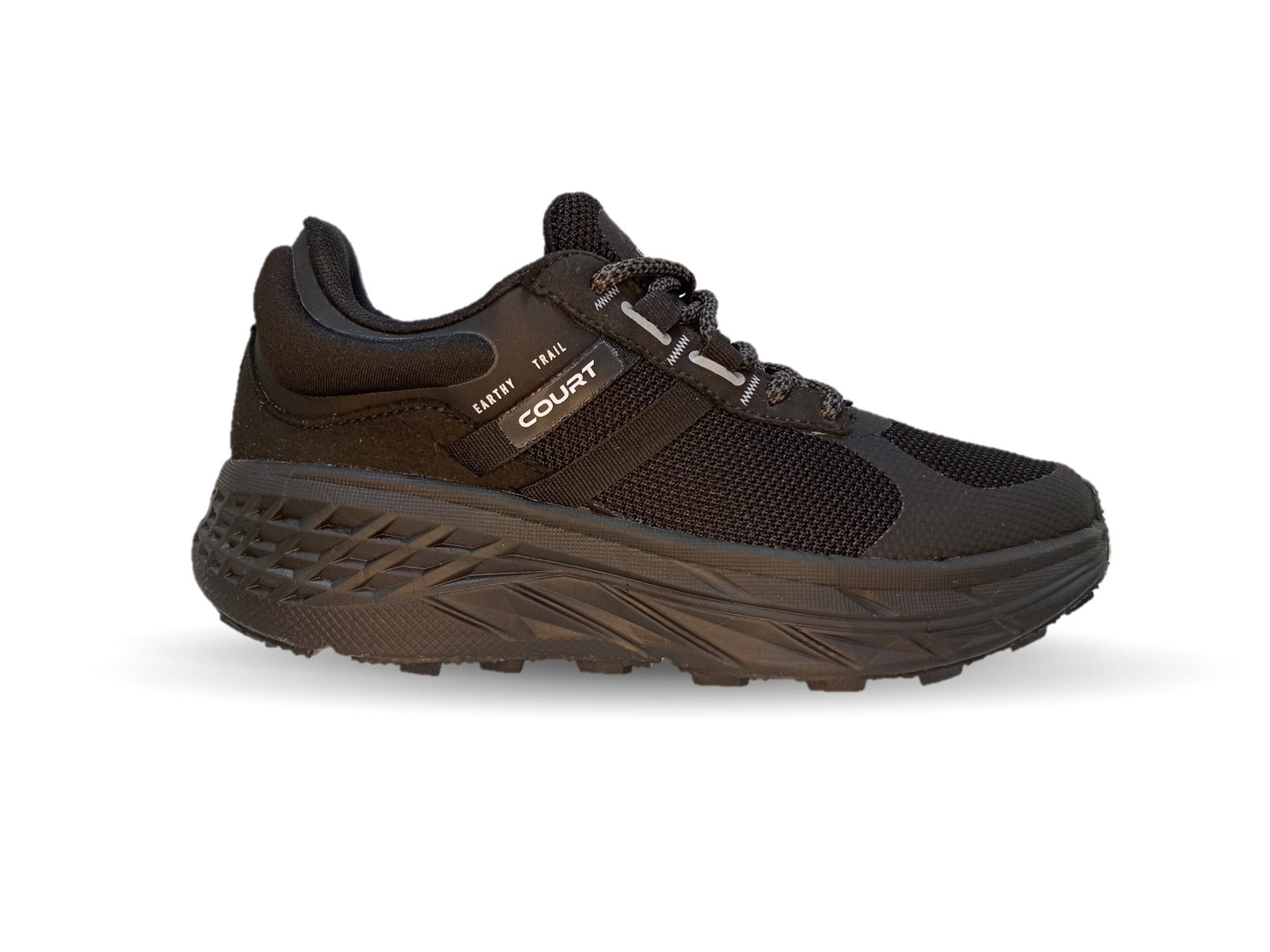 Tenis Deportivo con tecnología Breathable Court 7691 Negro Unisex para hombre y mujer