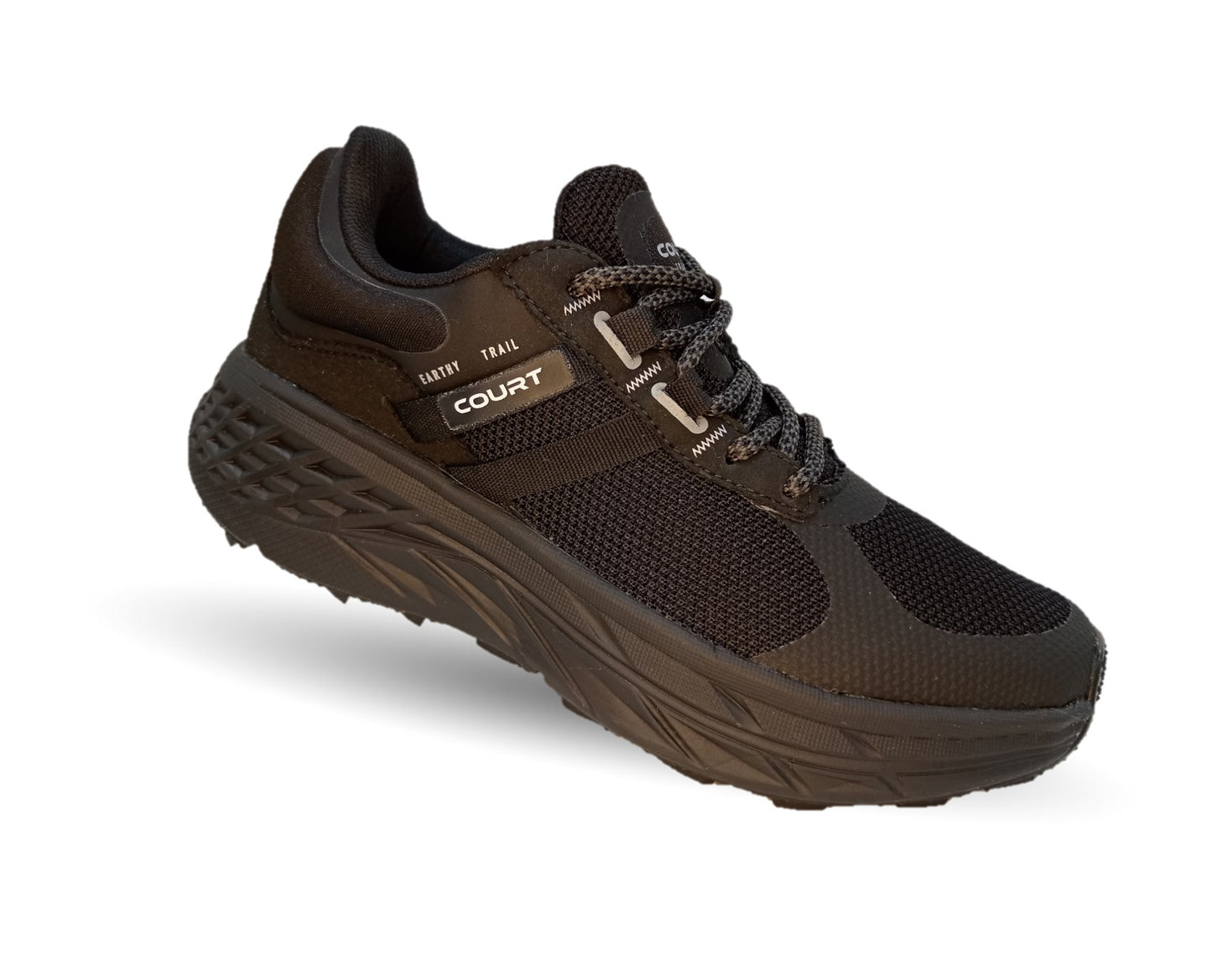 Tenis Deportivo con tecnología Breathable Court 7691 Negro Unisex para hombre y mujer