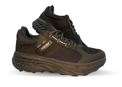 Tenis Deportivo con tecnología Breathable Court 7691 Negro Unisex para hombre y mujer