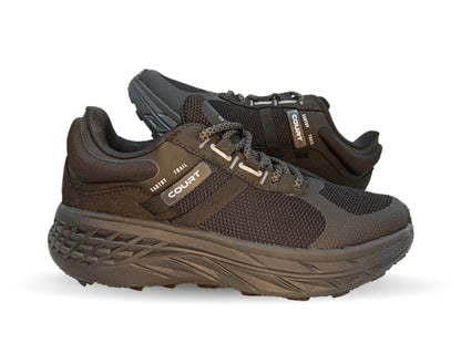 Tenis Deportivo con tecnología Breathable Court 7691 Negro Unisex para hombre y mujer