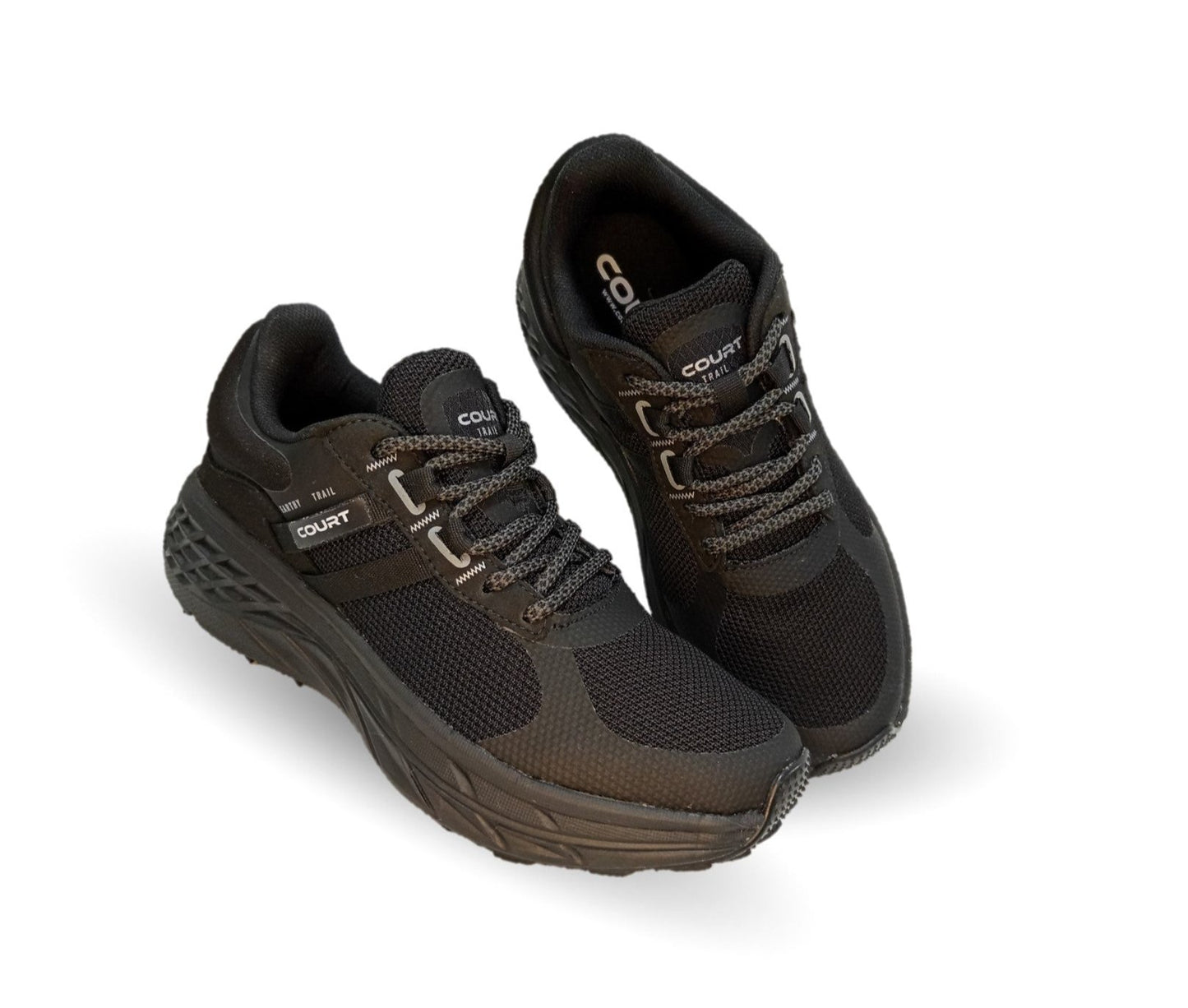 Tenis Deportivo con tecnología Breathable Court 7691 Negro Unisex para hombre y mujer