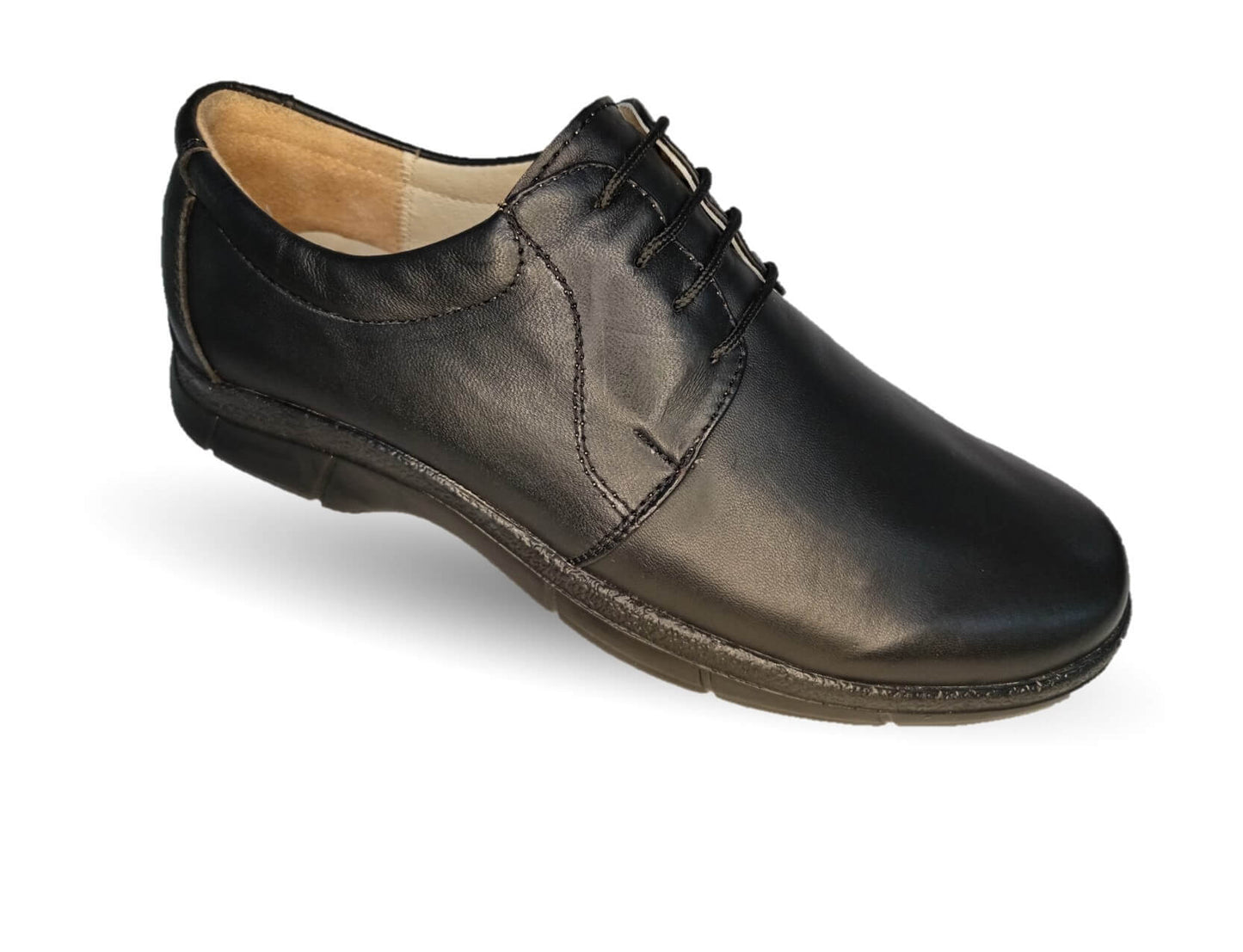 Zapato de Confort de piel D´Marco 100 Negro para hombre