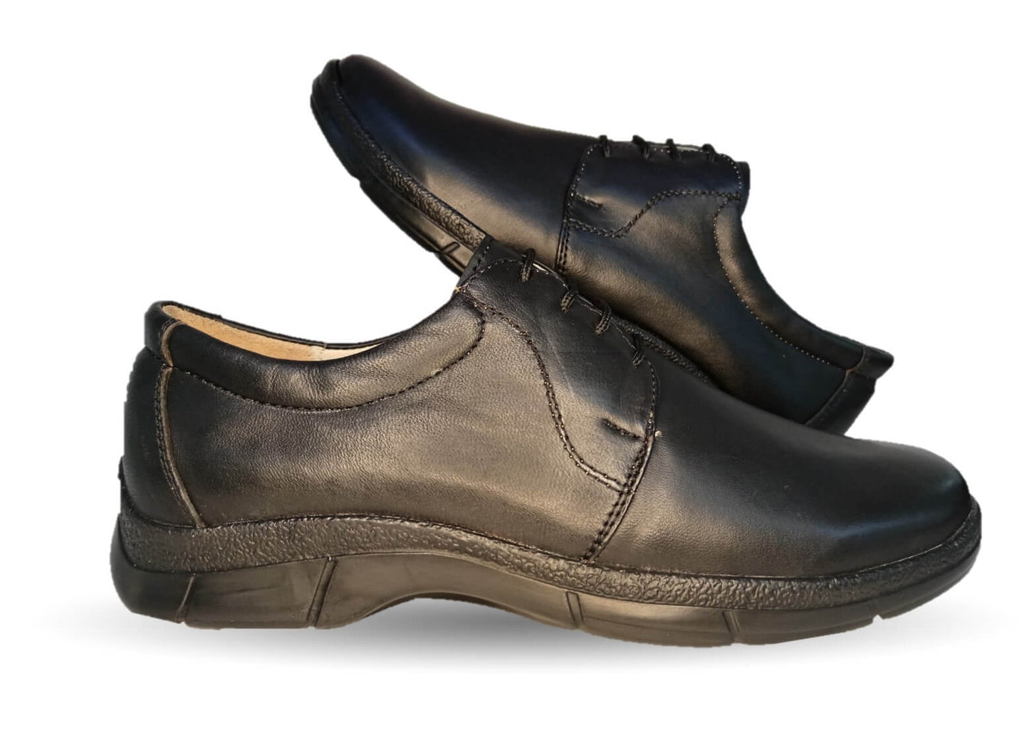 Zapato de Confort de piel D´Marco 100 Negro para hombre