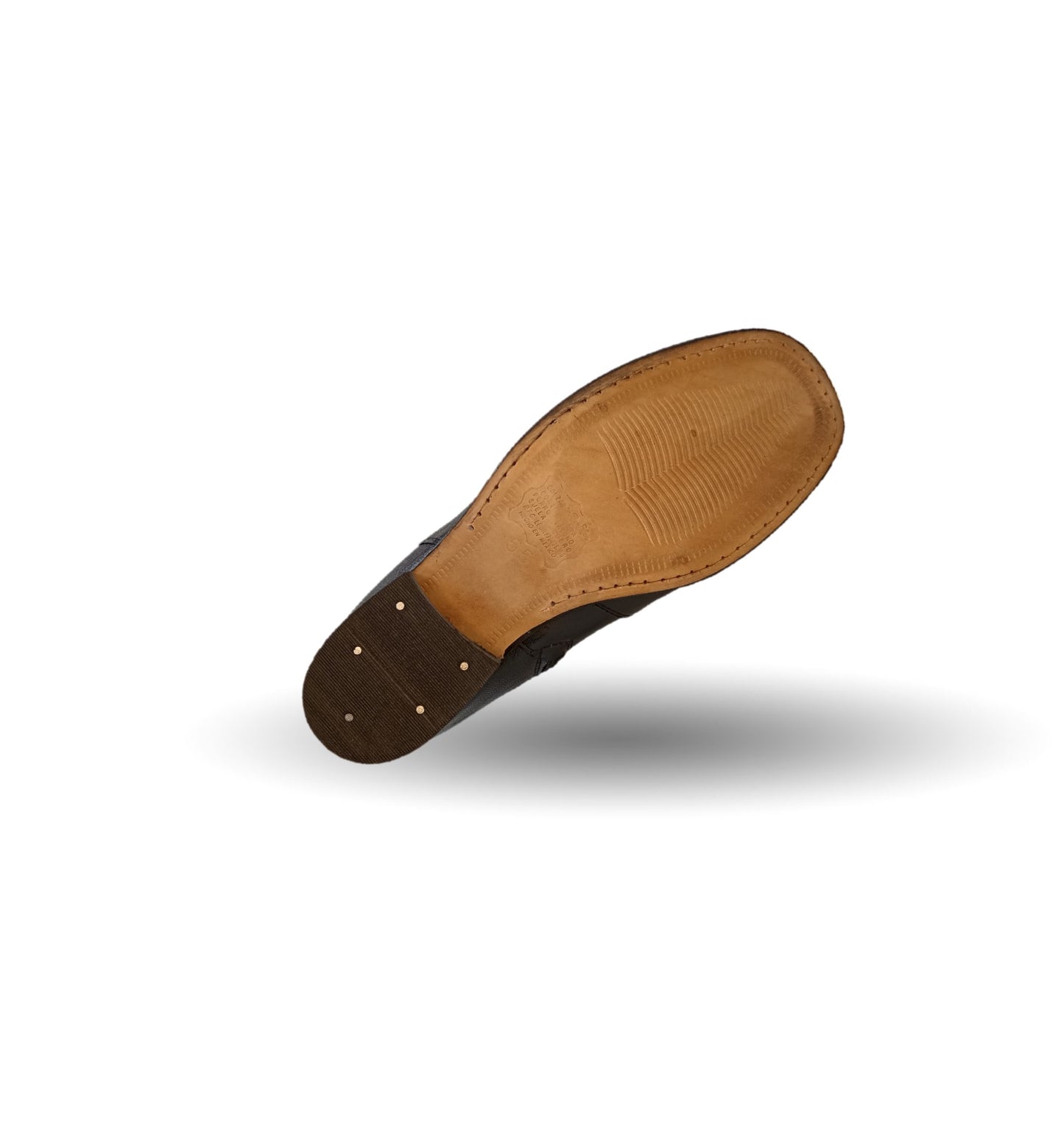 Botín de Vestir de piel con suela de cuero y cierre interno D´Marco 107 Negro para hombre