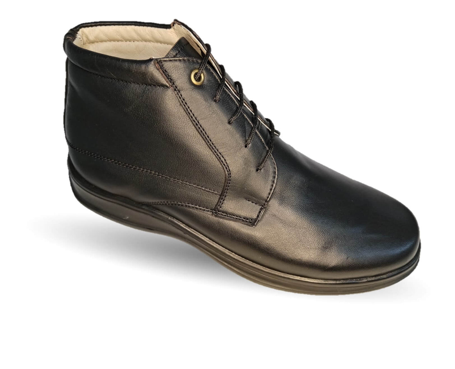 Bota de Confort de piel D´Marco 108 Negro para hombre