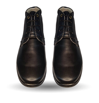 Bota de Confort de piel D´Marco 108 Negro para hombre