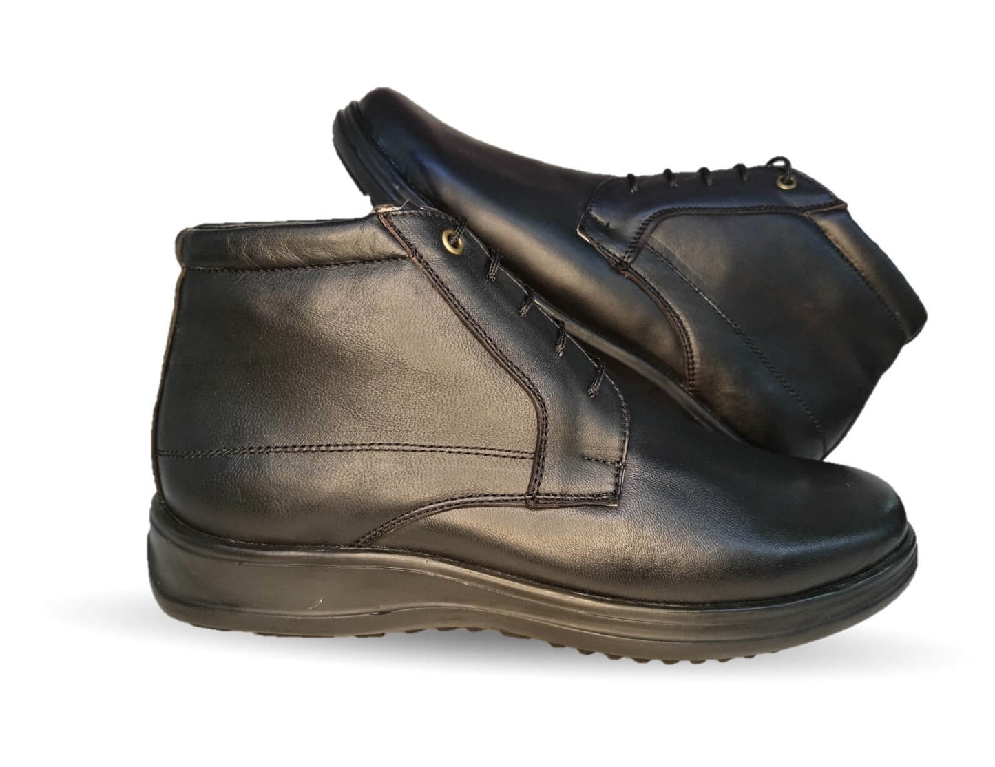 Bota de Confort de piel D´Marco 108 Negro para hombre