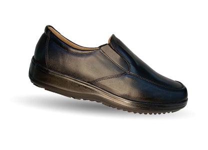 Zapato de Confort de piel D´Marco 5005 Negro para hombre