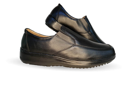 Zapato de Confort de piel D´Marco 5005 Negro para hombre