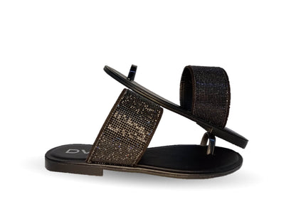 Sandalia de moda Dva 22233 Negro para mujer