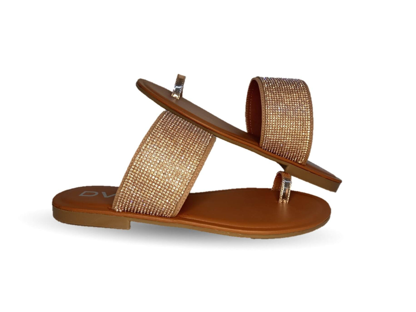 Sandalia de moda Dva 22233 Oro Rosado para mujer