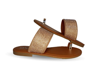 Sandalia de moda Dva 22233 Oro Rosado para mujer