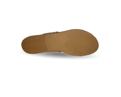 Sandalia de moda Dva 22233 Oro Rosado para mujer