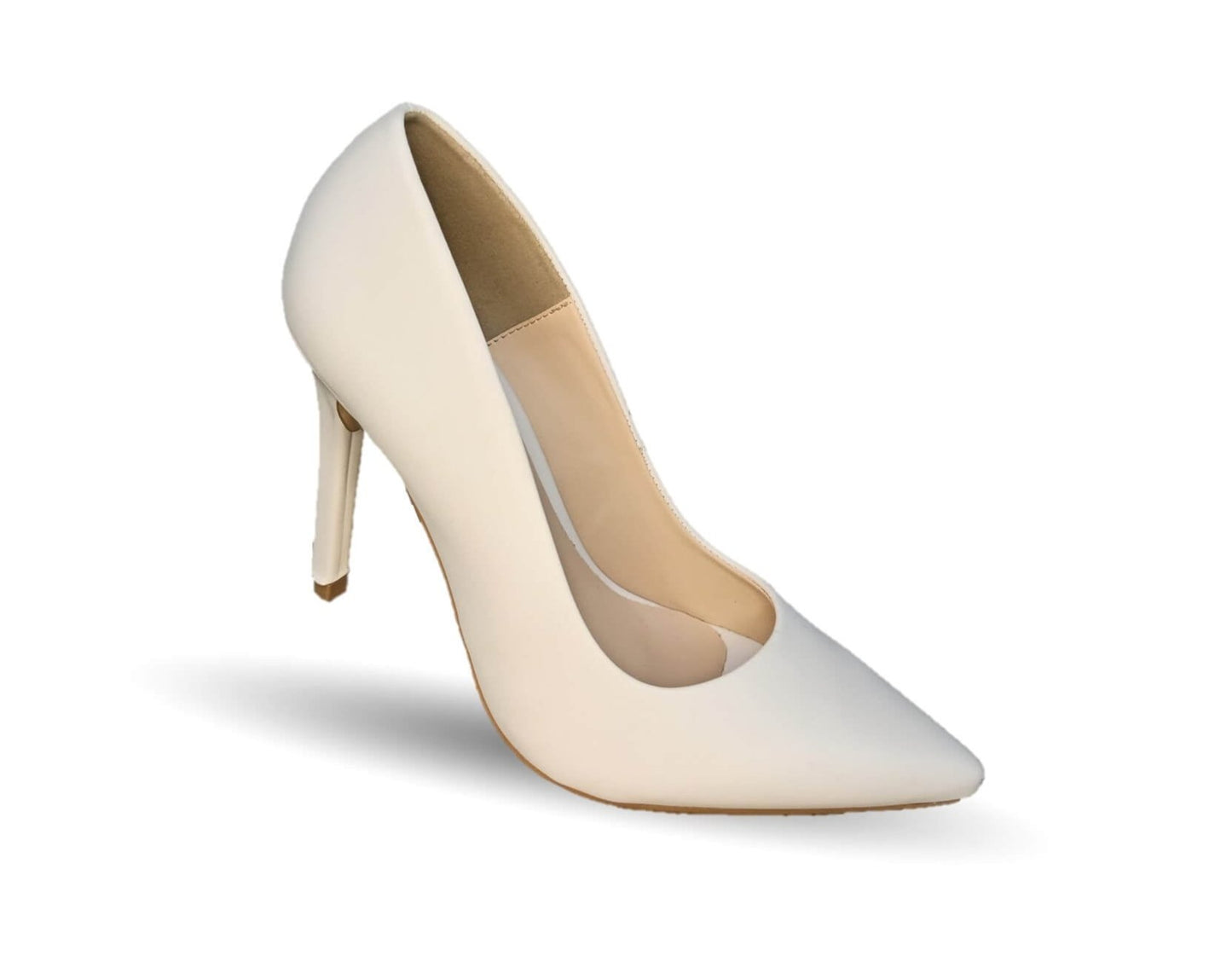 Zapatilla de Vestir tacón de aguja Dva 5701 Latte para mujer