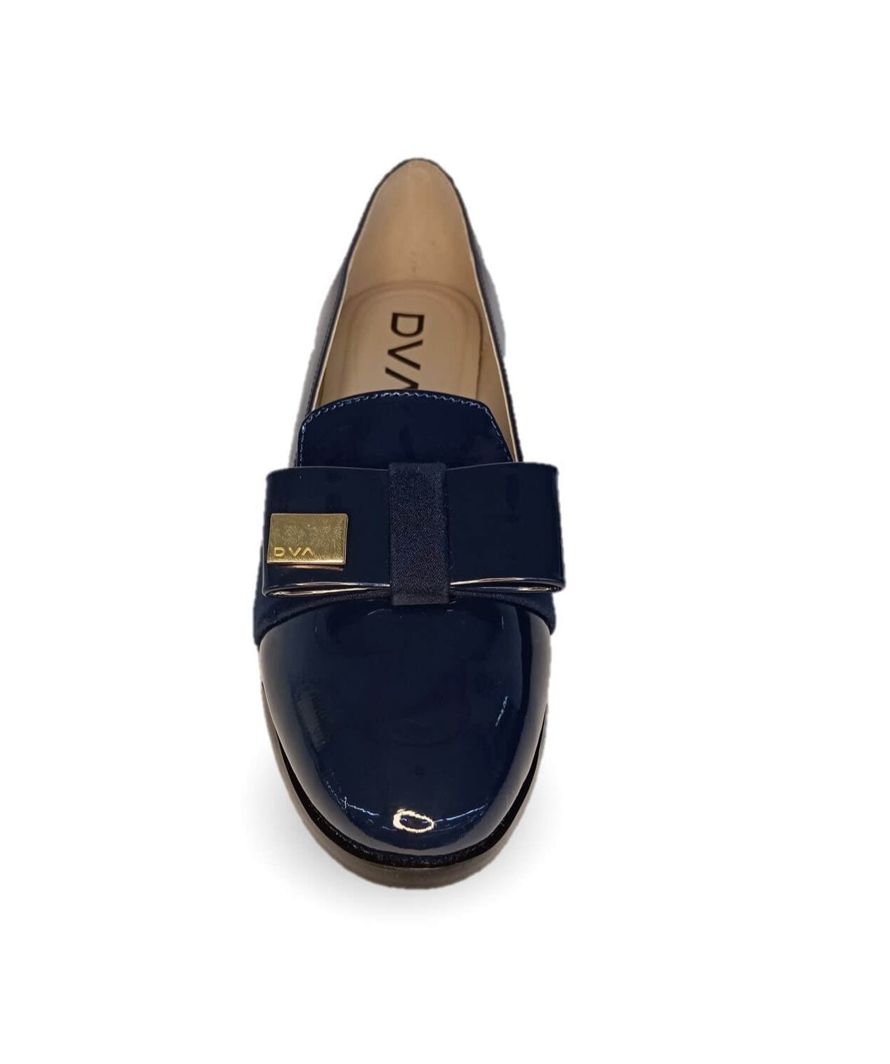 Zapato Casual tipo Flats de moda Dva 78023 Charol Marino para mujer