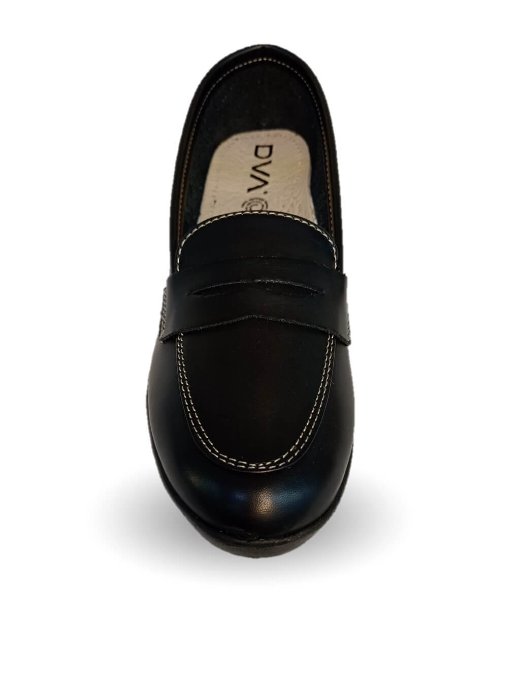 Zapato Casual de cuña mediana Dva 8001 Negro para mujer