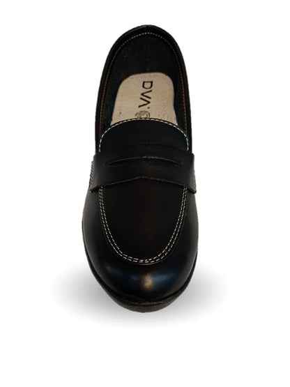 Zapato Casual de cuña mediana Dva 8001 Negro para mujer