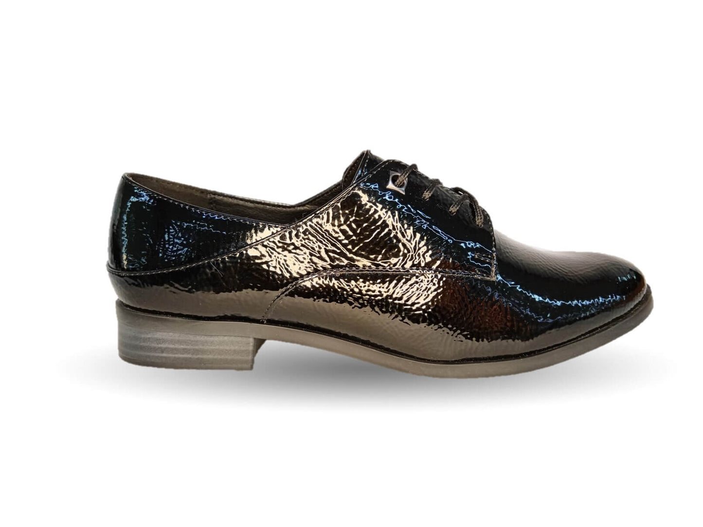 Zapato Casual de moda Dva 8096 Charol Negro para mujer
