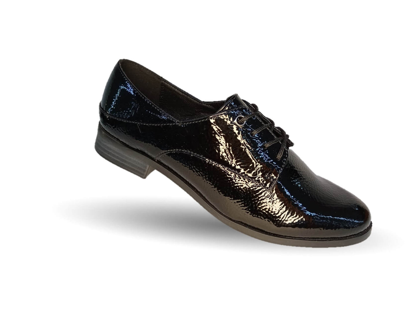 Zapato Casual de moda Dva 8096 Charol Negro para mujer
