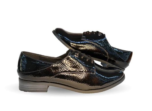 Zapato Casual de moda Dva 8096 Charol Negro para mujer