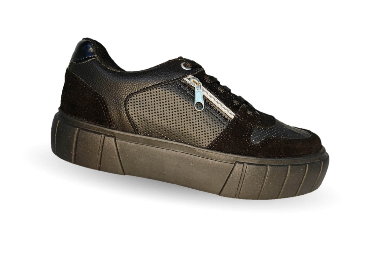 Tenis Urbano Dva 9002 Negro/Negro para mujer