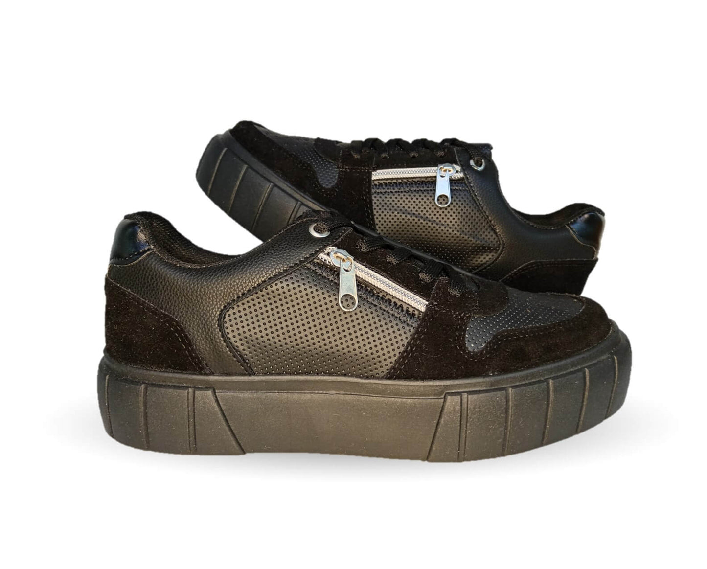 Tenis Urbano Dva 9002 Negro/Negro para mujer