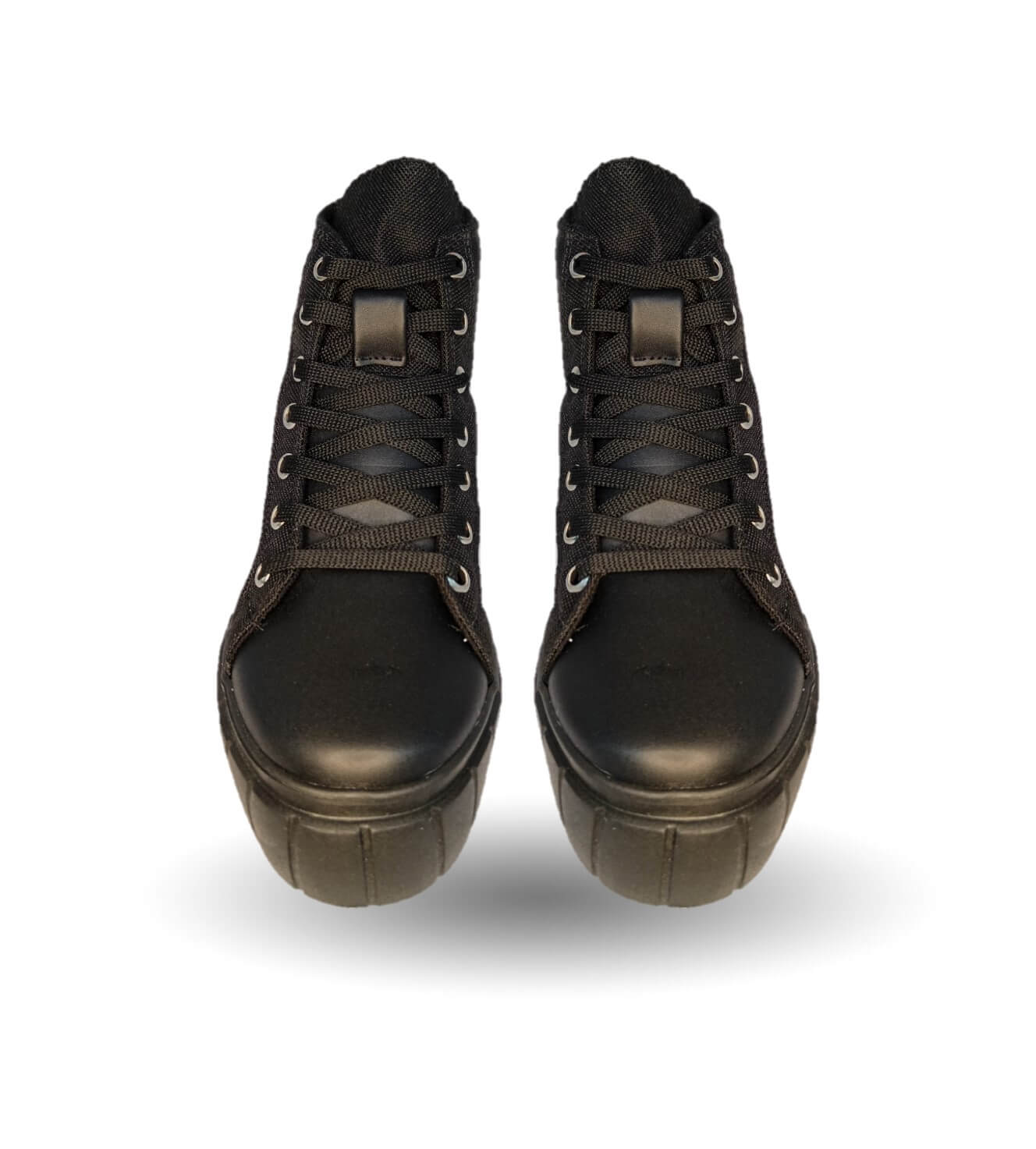Tenis Urbano tipo Bota Dva 9003 Negro/Negro para mujer
