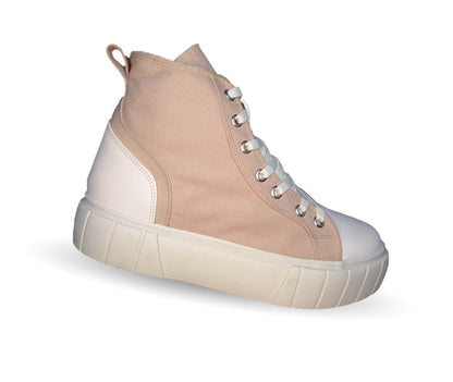 Tenis Urbano tipo Bota Dva 9003 Rosa para mujer