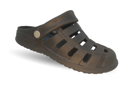 Sandalia Elega SV044 Negro/Gris para hombre