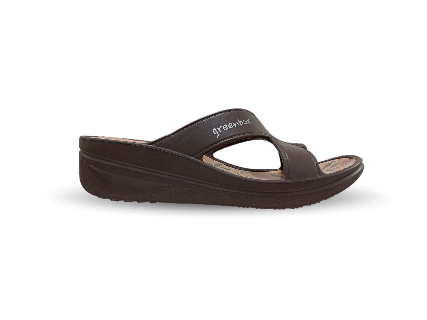 Sandalia con plataforma Elega SV069 Café para mujer