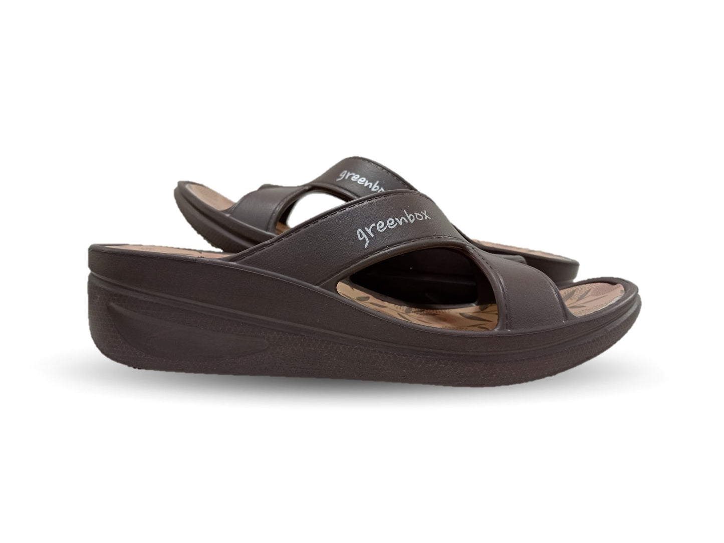 Sandalia con plataforma Elega SV069 Café para mujer