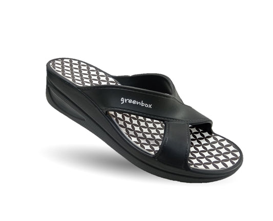 Sandalia con plataforma Elega SV069 Negro para mujer