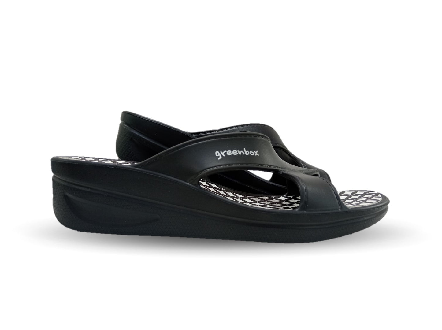 Sandalia con plataforma Elega SV069 Negro para mujer