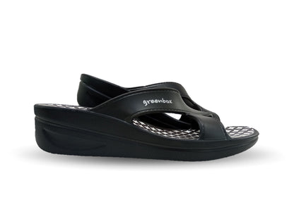 Sandalia con plataforma Elega SV069 Negro para mujer