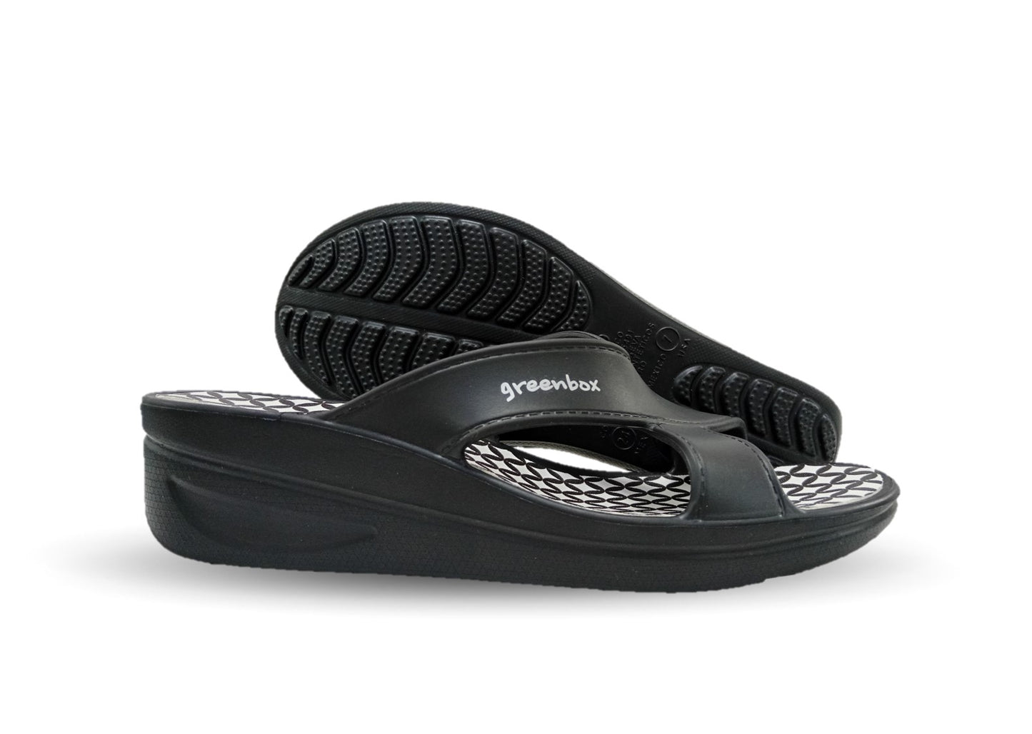 Sandalia con plataforma Elega SV069 Negro para mujer