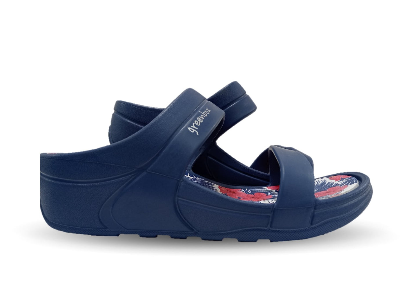 Sandalia con plataforma Elega SV070 Azul Marino para mujer