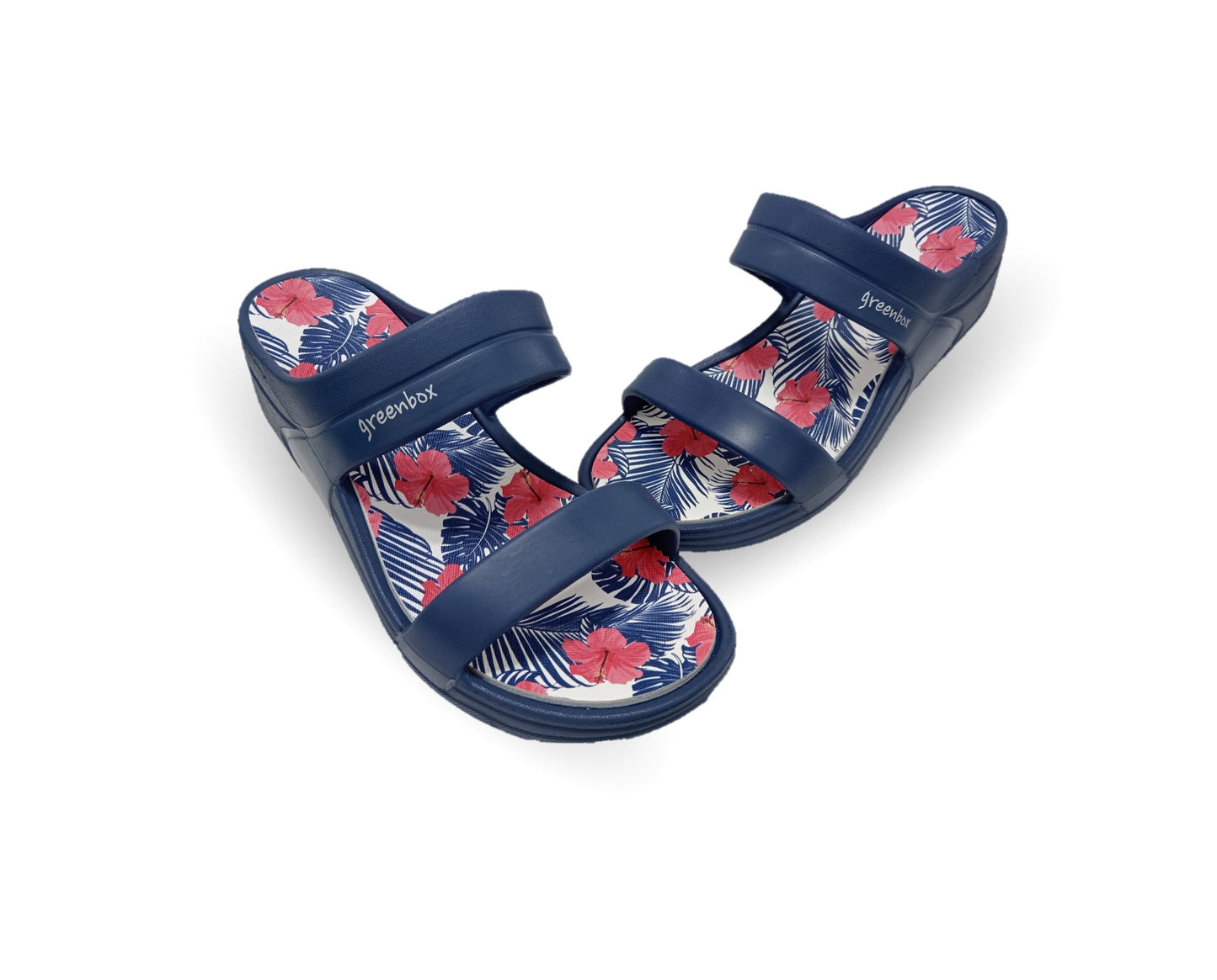 Sandalia con plataforma Elega SV070 Azul Marino para mujer