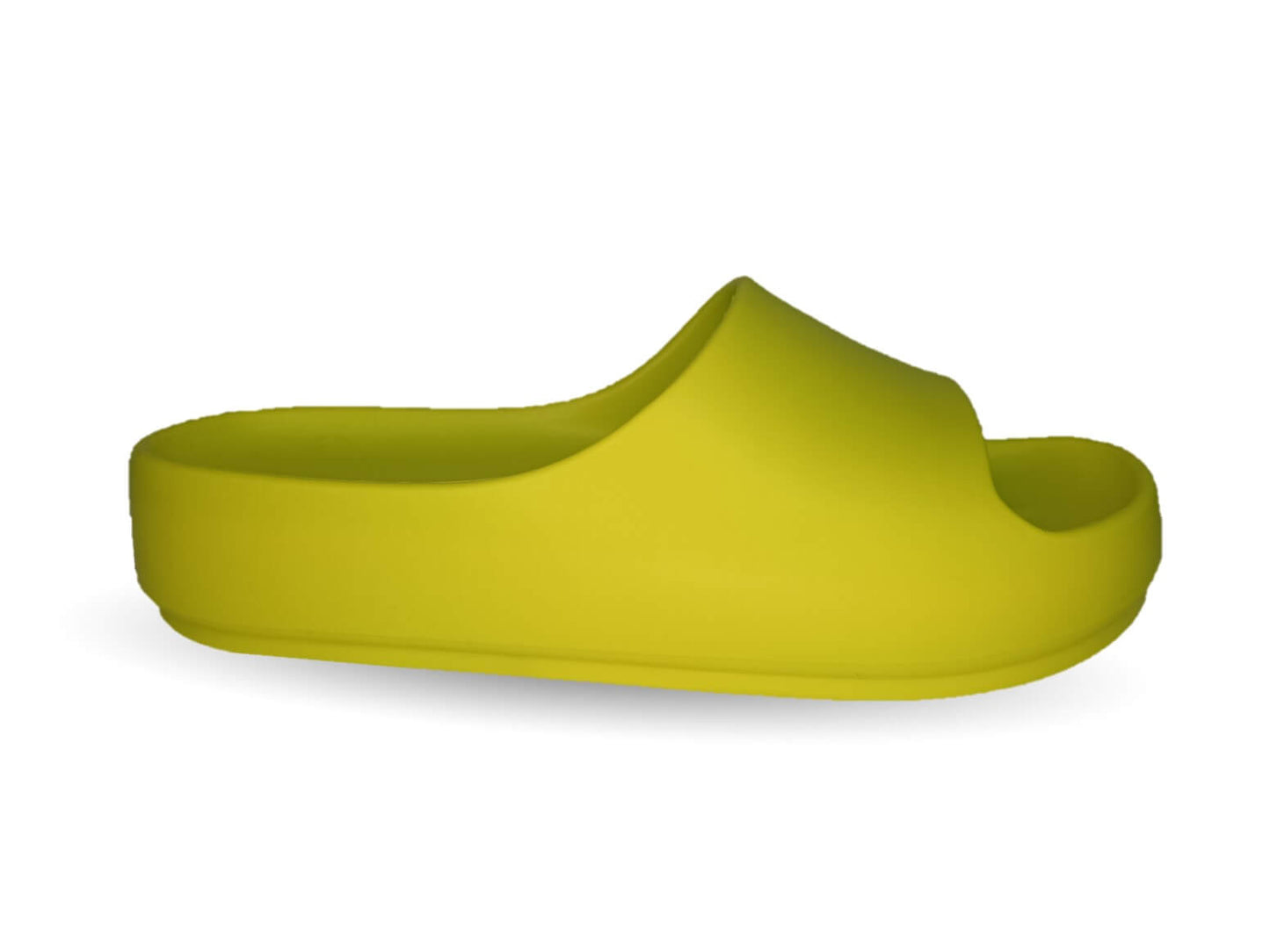 Sandalia con plataforma Elega 78 Verde Limón para mujer
