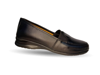 Zapato de Confort de piel Fanny 152 Negro para mujer
