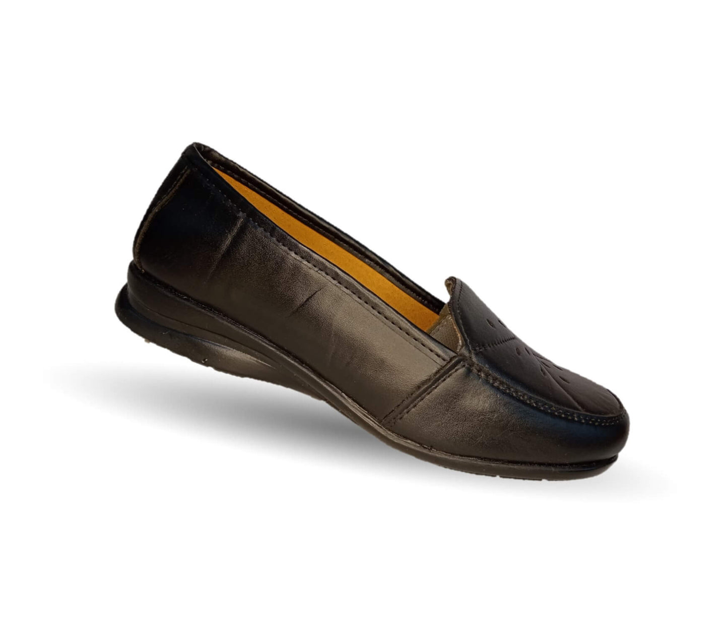 Zapato de Confort de piel Fanny 425 Negro para mujer