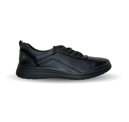 Tenis Urbano Sneakers de piel con plantilla removible Flexi 102015 Negro para mujer