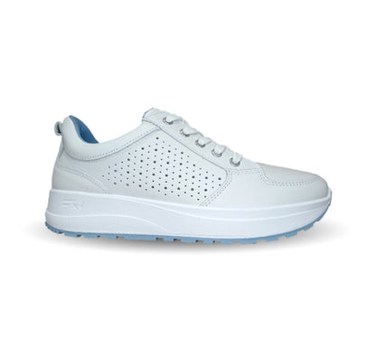 Tenis Urbano Sneaker Flexi de piel con Recovery Form Flexi 117205 Blanco para mujer