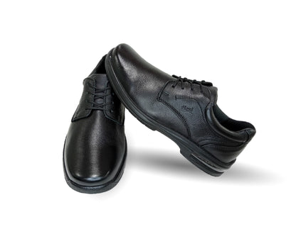 Zapato de Confort y Casual de piel con sistema Walking Soft y cápsula de aire Flexi 402801 Negro para hombre
