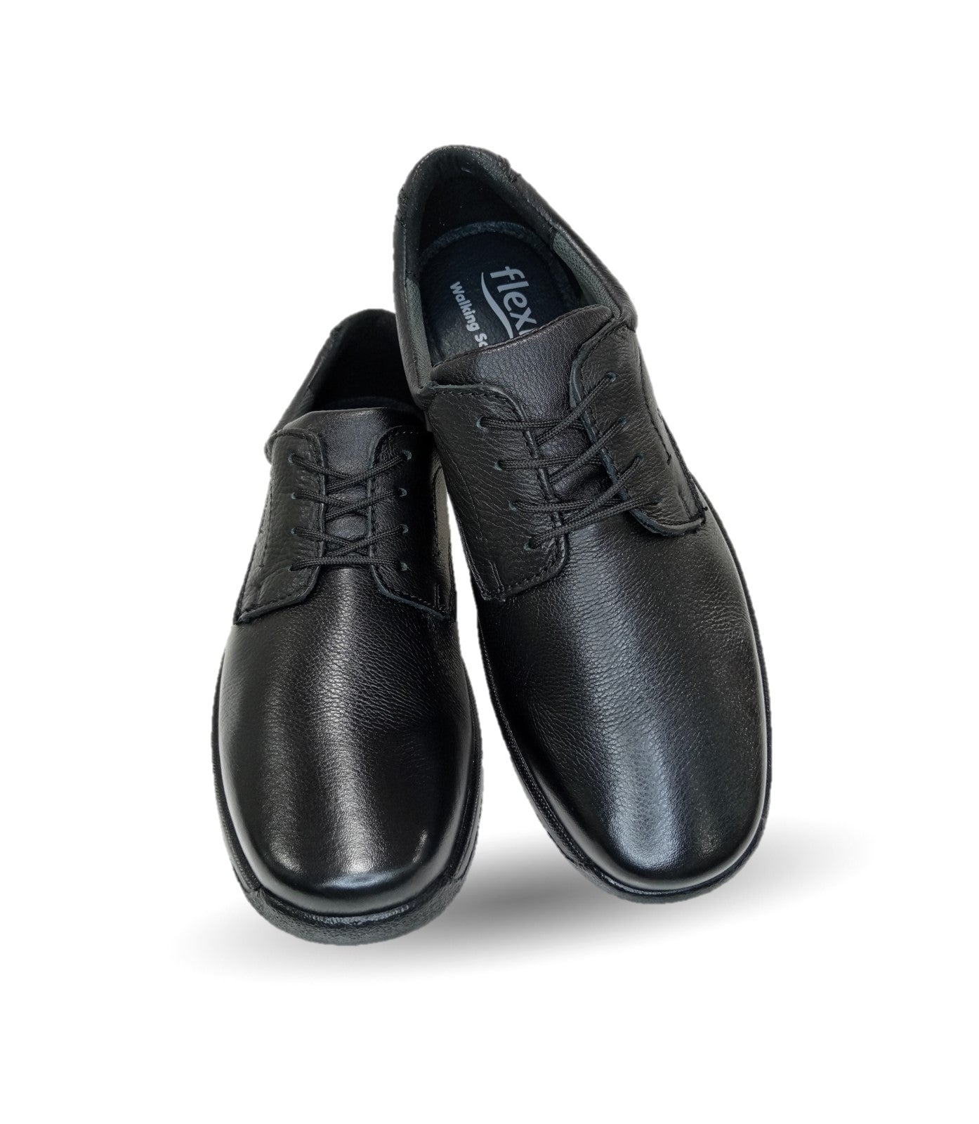 Zapato de Confort y Casual de piel con sistema Walking Soft y cápsula de aire Flexi 402801 Negro para hombre