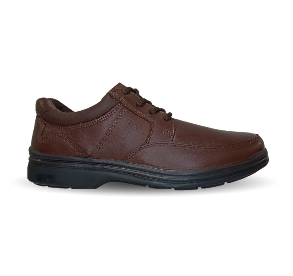 Zapato de Confort de piel con sistema Walking Soft Flexi 404801 Oporto para hombre