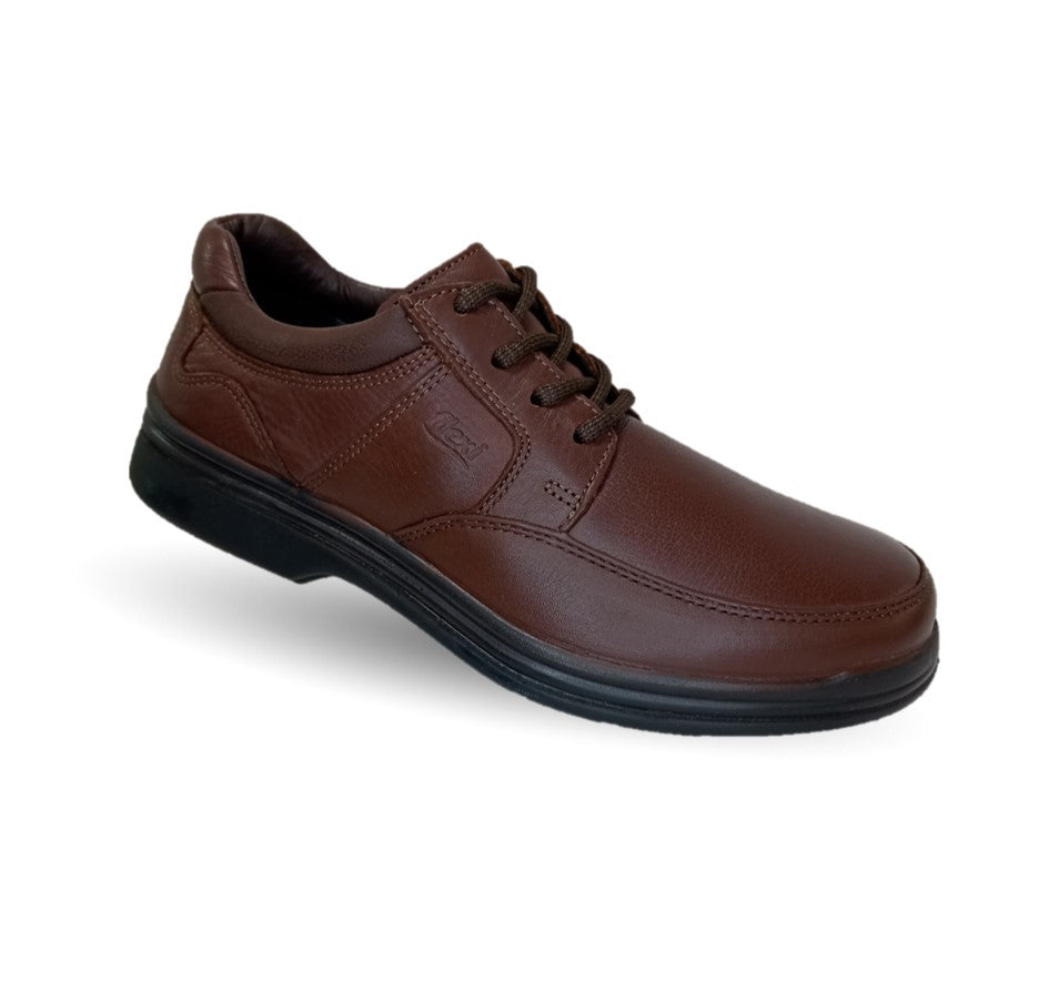 Zapato de Confort de piel con sistema Walking Soft Flexi 404801 Oporto para hombre