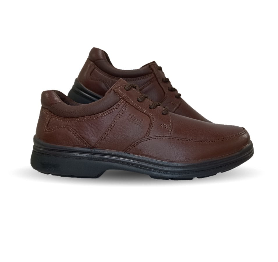 Zapato de Confort de piel con sistema Walking Soft Flexi 404801 Oporto para hombre
